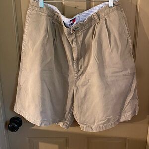 Tommy Hilfiger Beige Casual tan khaki cotton shorts w40